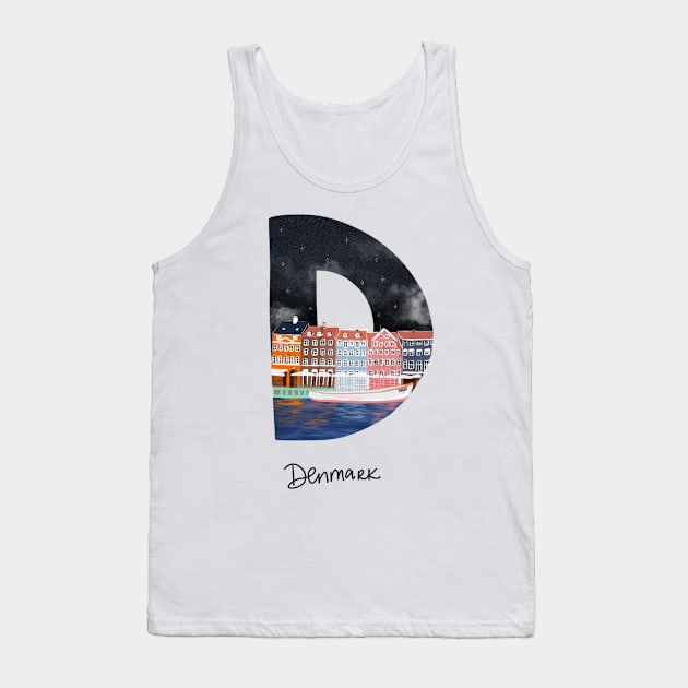 Bucket list destination - Denmark Tank Top by gabbadelgado